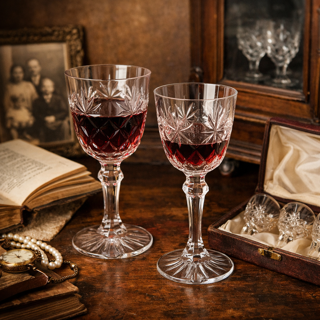 kieliszki do wina kryształowe